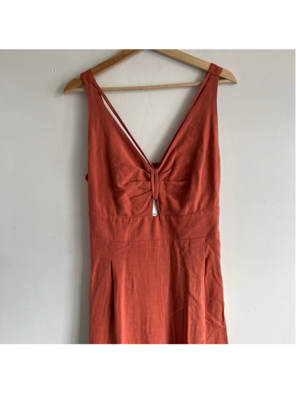 NWT ANRABESS Orange Sleeveless Jumpsuit M